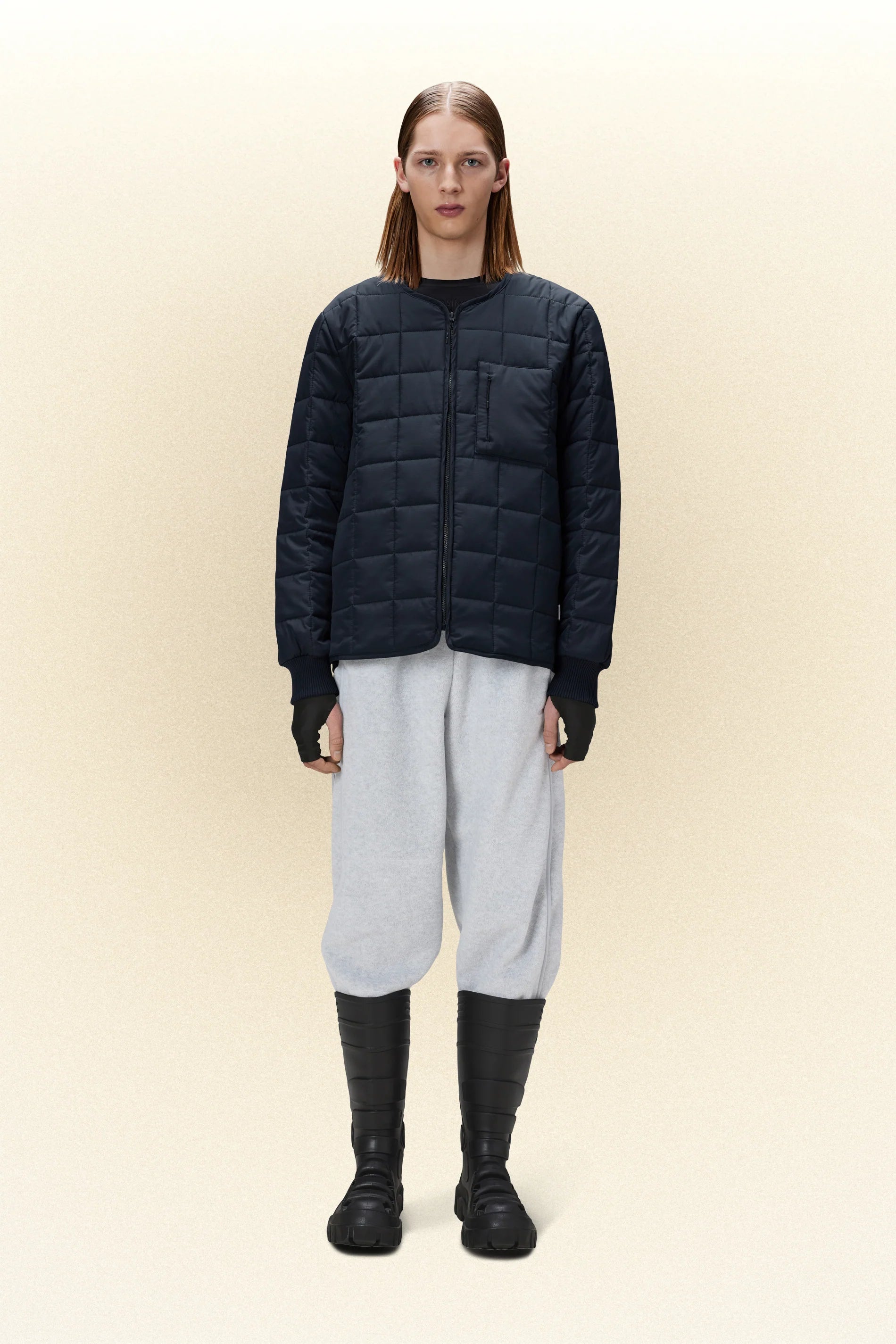 Rains - Liner Jacket W1T1 - Navy NEW EDITION-Vestes et Manteaux-18170