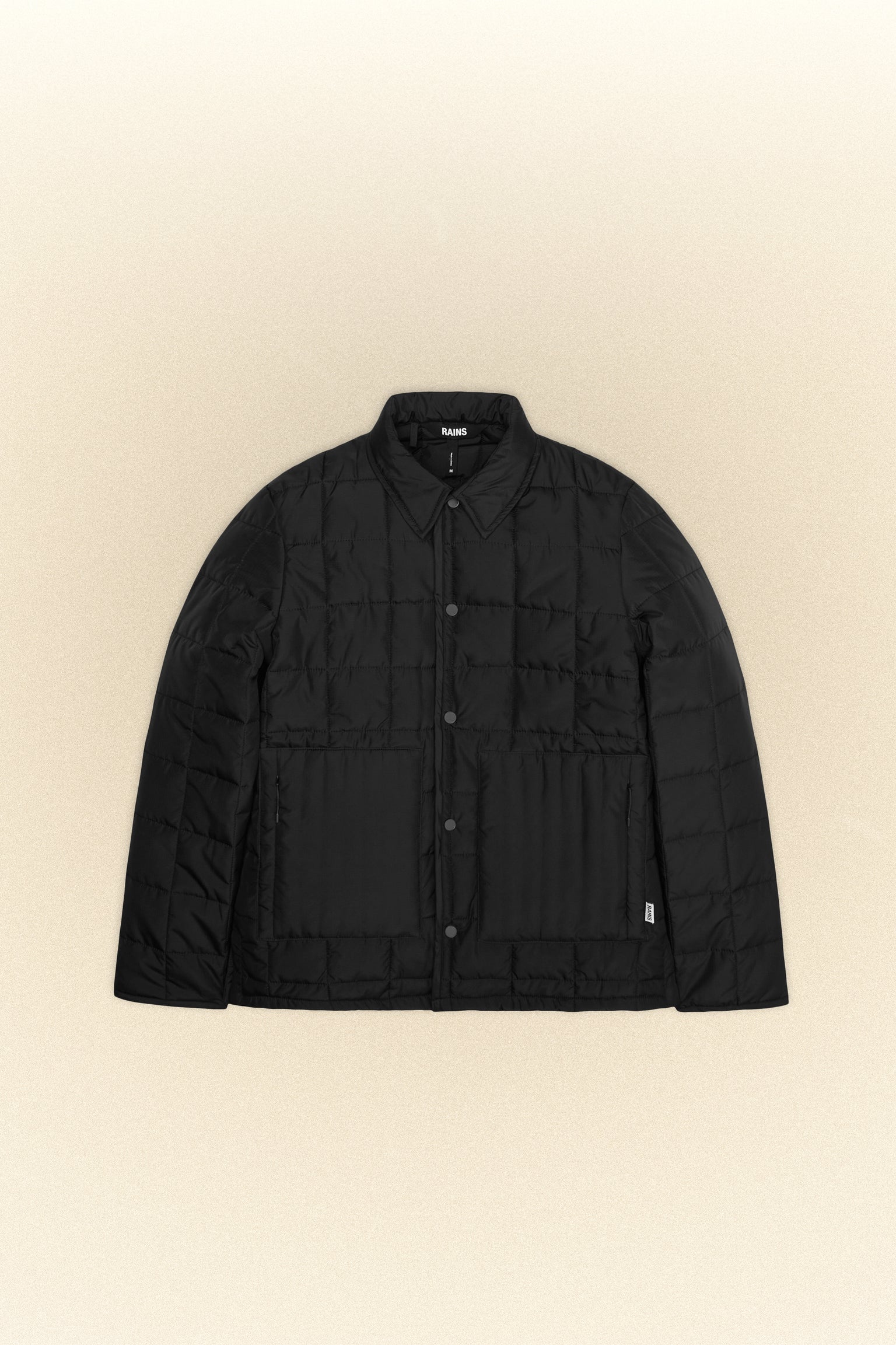 Rains - Liner Shirt Jacket W1T1 - Black NEW EDITION-Vestes et Manteaux-18200