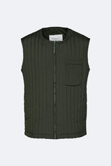 Rains - Liner Vest - Green-Vestes et Manteaux-1832