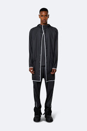 Rains - Long Jacket - Black Reflective-Vestes et Manteaux-1202