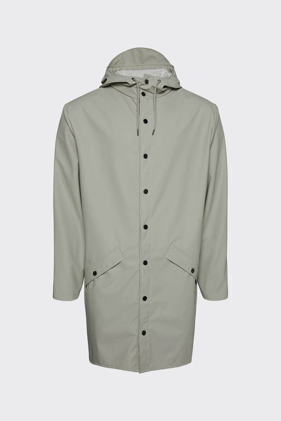 Rains - Long Jacket - Cement-Vestes et Manteaux-12020