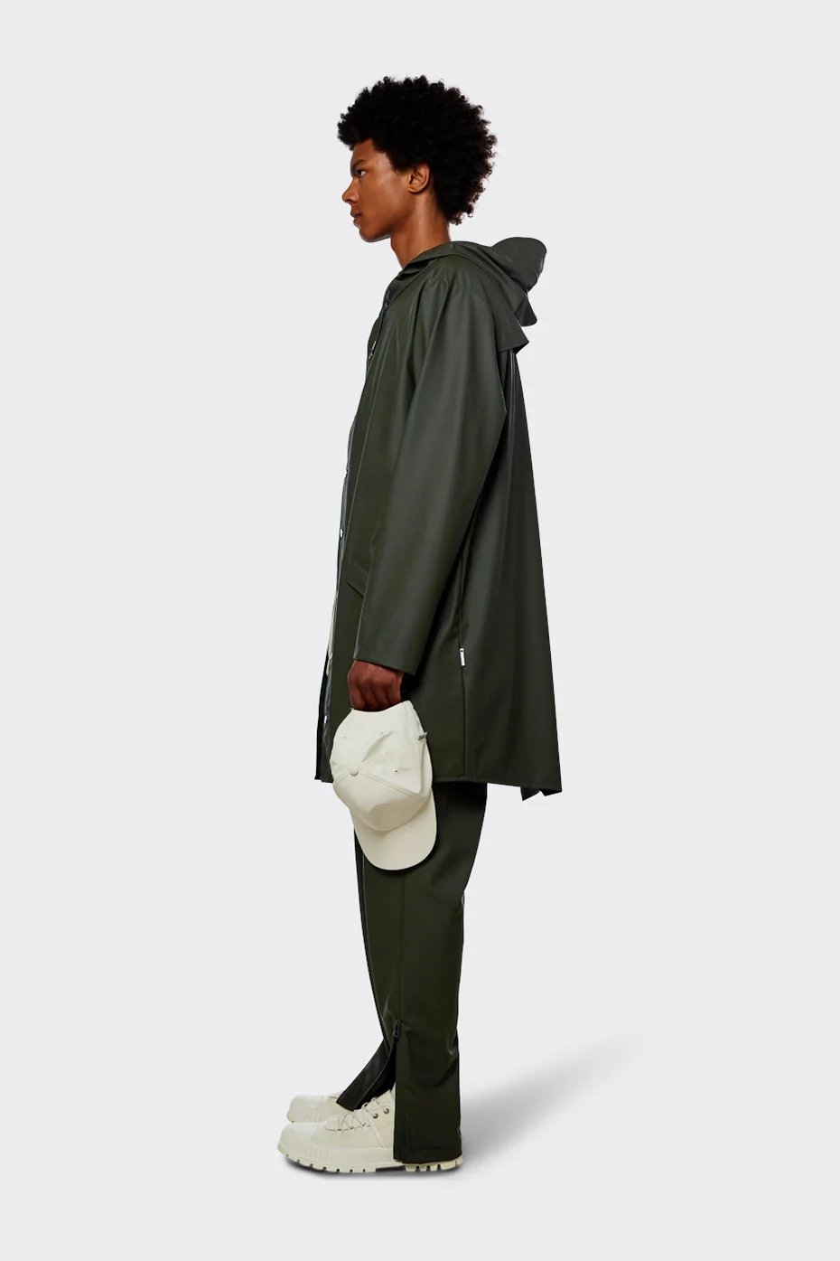 Rains - Long Jacket - Green-Vestes et Manteaux-12020