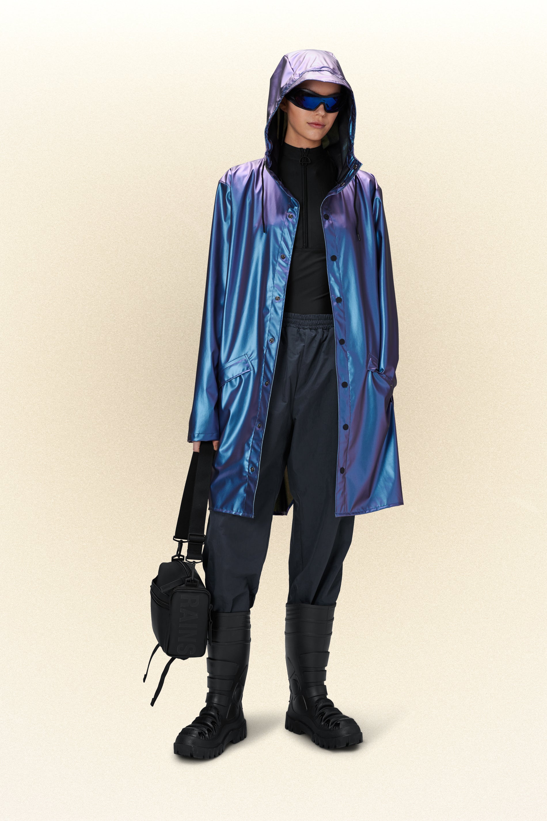 Rains - Long Jacket - Laser - LIMITED EDITION-Vestes et Manteaux-12020