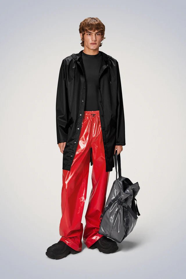 Rains - Long Jacket W3 - Black Grain-Vestes et Manteaux-12020