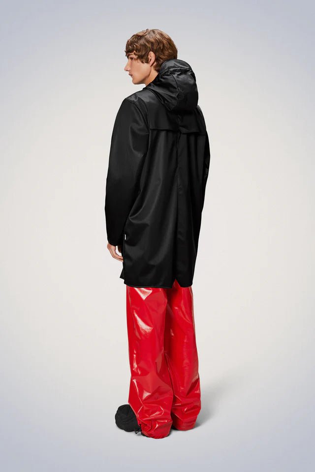 Rains - Long Jacket W3 - Black Grain-Vestes et Manteaux-12020