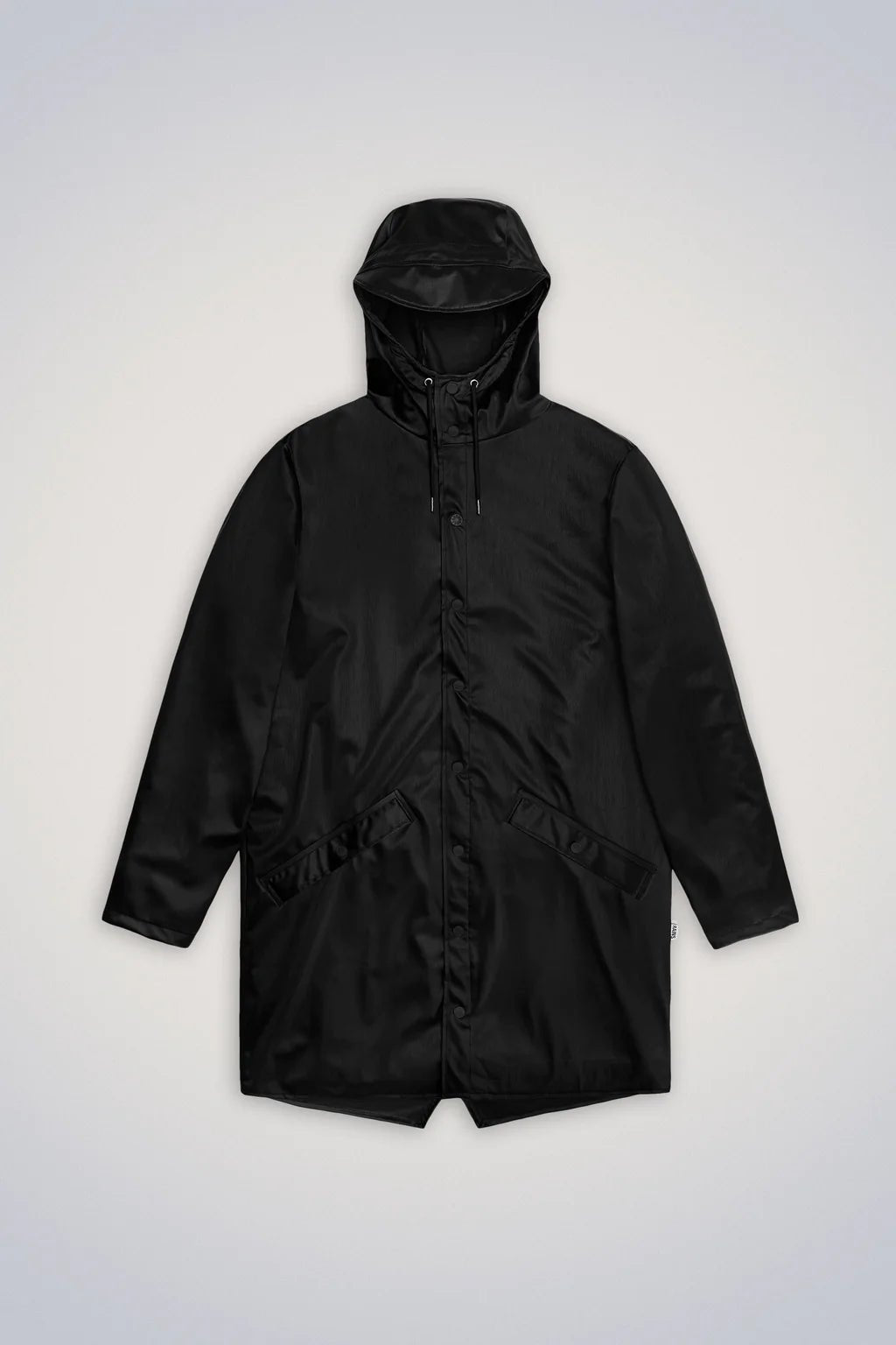 Rains - Long Jacket W3 - Black Grain-Vestes et Manteaux-12020