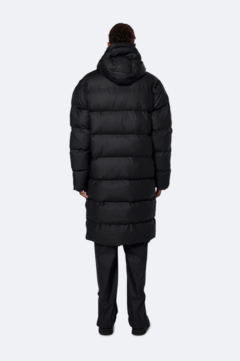 Rains - Long Puffer Jacket Black – Doudoune Longue Noire - THERMAL-Vestes et Manteaux-1507