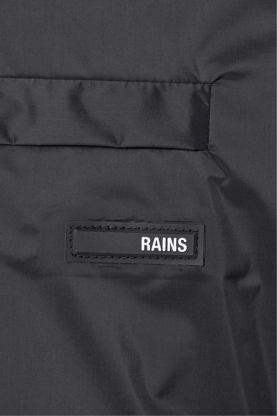 Rains - Padded Nylon Anorak - Black-Vestes et Manteaux-15490