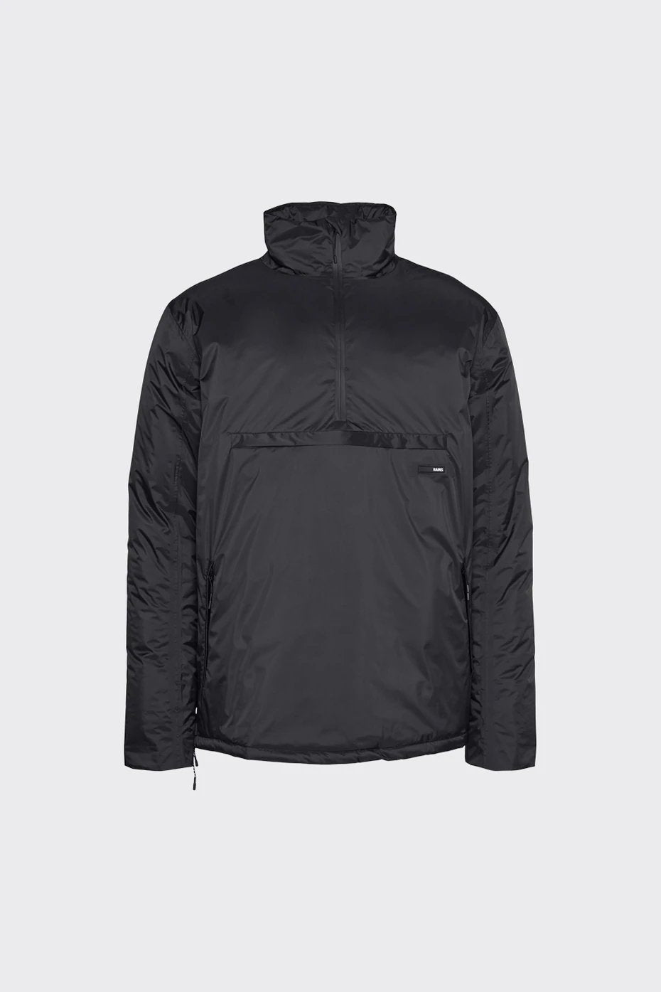 Rains - Padded Nylon Anorak - Black-Vestes et Manteaux-15490