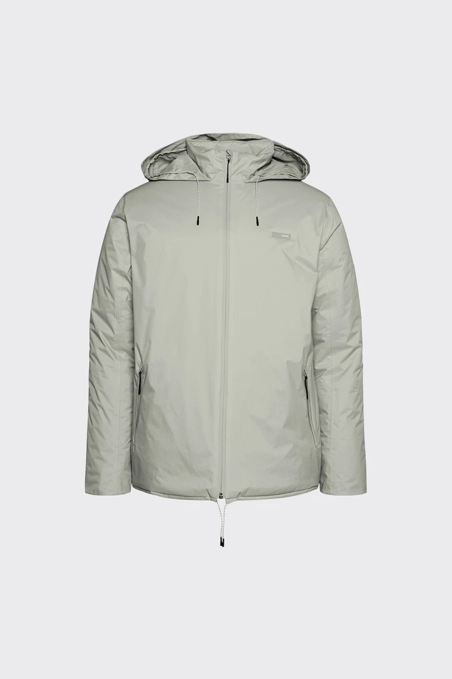 Rains - Padded Nylon Jacket - Cement-Vestes et Manteaux-15470
