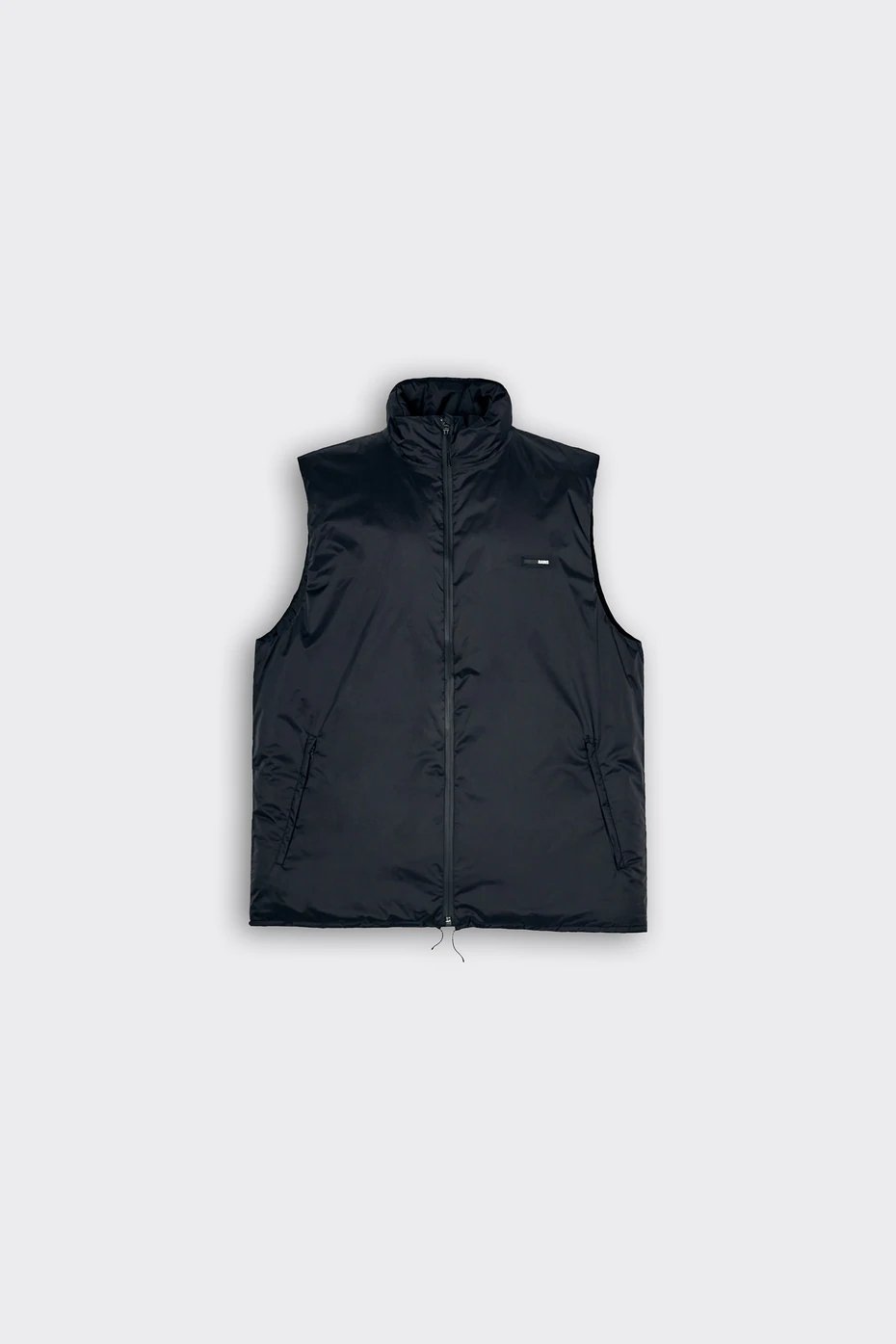 Rains - Padded Nylon Vest - Black-Vestes et Manteaux-15460