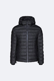 Rains - Trekker Hooded Jacket zippée 1528 - Black-Vestes et Manteaux-