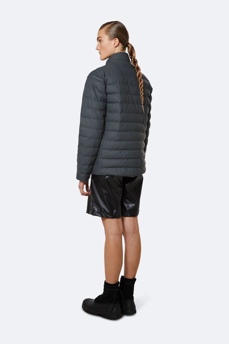 Rains - Trekker Jacket - Slate - Unisexe - NOUVEAUTE-Vestes et Manteaux-1543