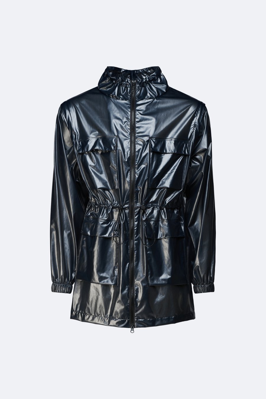 Rains - UltraLight Zip Off Parka - Shadow Black-Vestes et Manteaux-