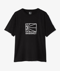 RASSVET - Big Logo T-shirt PACC13T001 Black-T-shirts-PACC13T001