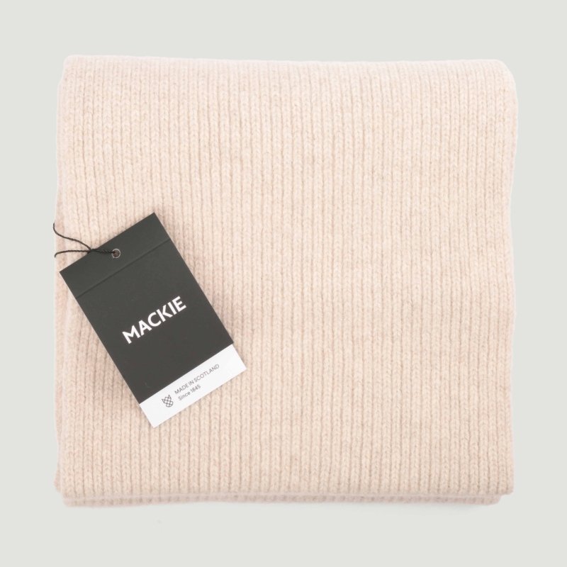 Mackie - Barra Scarf Natural - Echarpe laine Angora beige clair-Accessoires-S520/NA