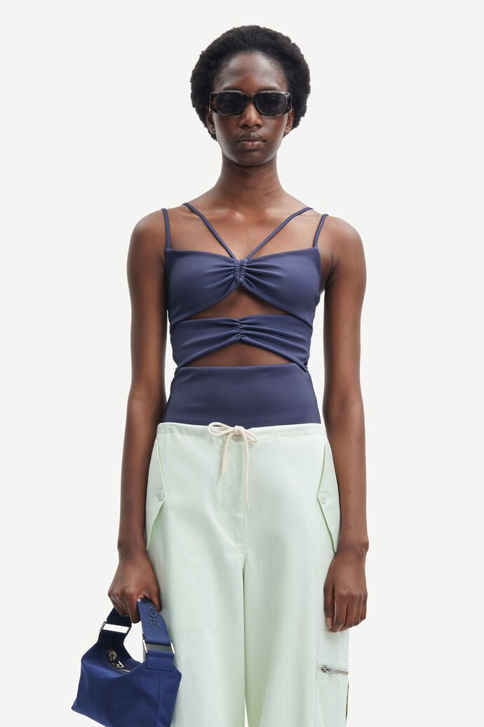 Samsoe Samsoe Femme - Mona Swimsuit 10725 - Pageant Blue-Accessoires-F23200083