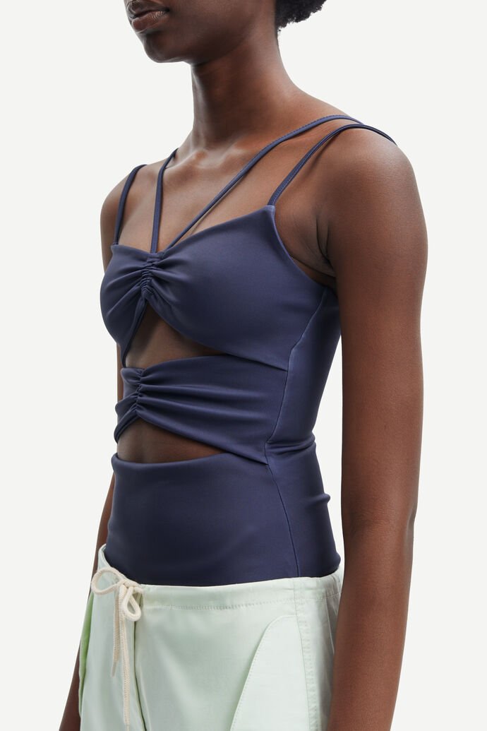 Samsoe Samsoe Femme - Mona Swimsuit 10725 - Pageant Blue-Accessoires-F23200083