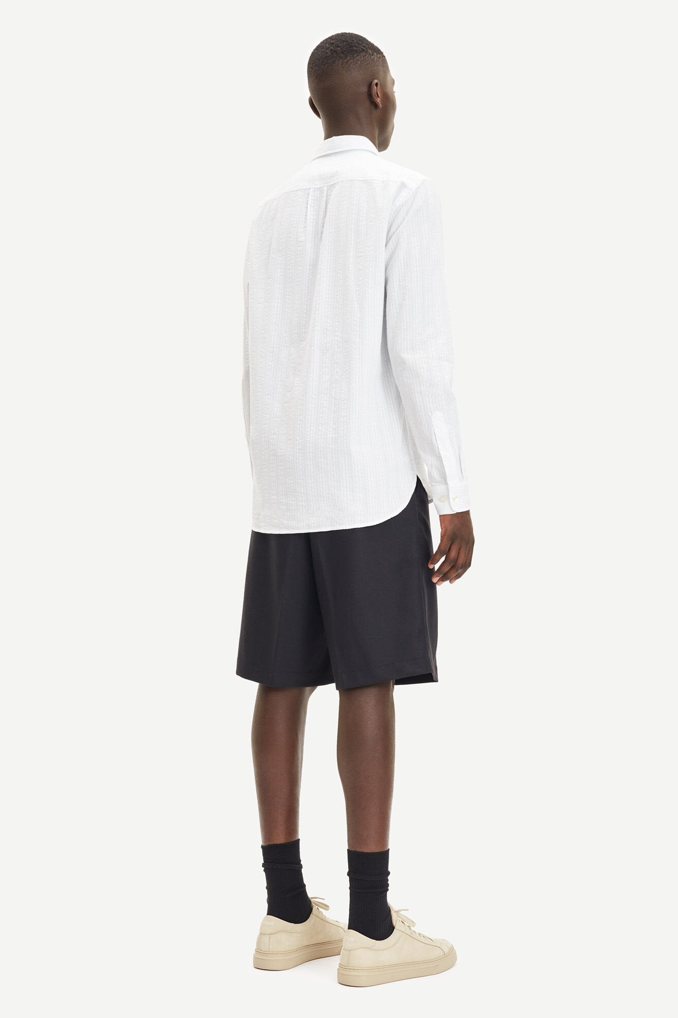 Samsoe Samsoe Homme - Liam FP Shirt 14247 - White-Chemises-M22100013