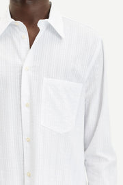 Samsoe Samsoe Homme - Liam FP Shirt 14247 - White-Chemises-M22100013