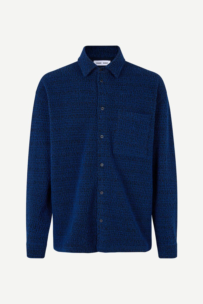 Samsoe Samsoe Homme - Poul Shirt 14648 - Surf The Web Mel-Chemises-M23300074