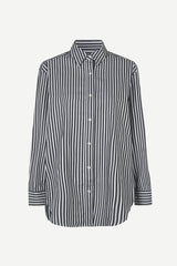 Samsoe Samsoe - Lova Shirt 15040 – Chemise à Manches Longues Blanche-Chemises-