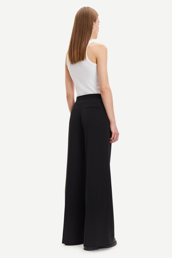 Samsoe Samsoe Femme - Collot Trousers 7331 - Black-Jupes et Pantalons-F00004121