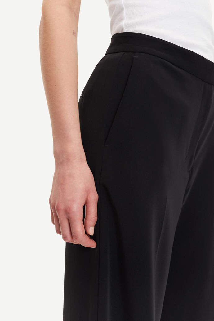 Samsoe Samsoe Femme - Collot Trousers 7331 - Black-Jupes et Pantalons-F00004121