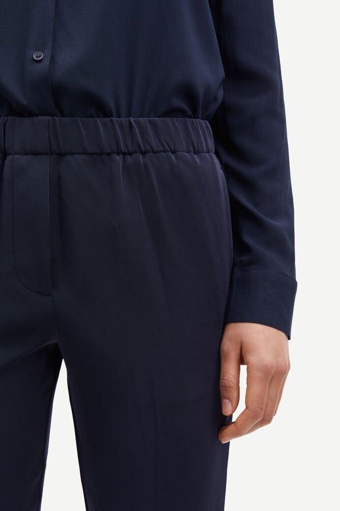 Samsoe Samsoe Femme - Hoys Pants 6528 - Night Sky-Jupes et Pantalons-F15404308