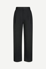 Samsoe Samsoe Femme - Luzy Trousers 14889 - Black Stripes-Jupes et Pantalons-F23300176