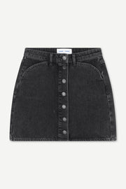 Samsoe Samsoe Femme - Norma Skirt – Black Blizzard-Jupes et Pantalons-F22400113