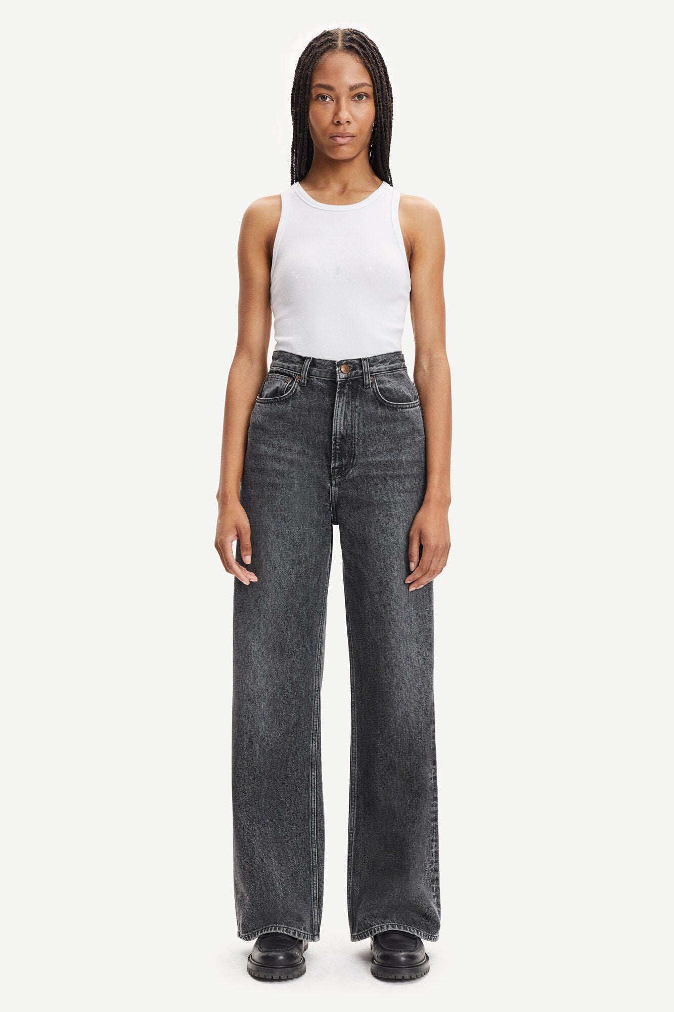 Samsoe Samsoe Femme - Rebecca Jeans 14146 - Northern Sky-Jupes et Pantalons-F21400142