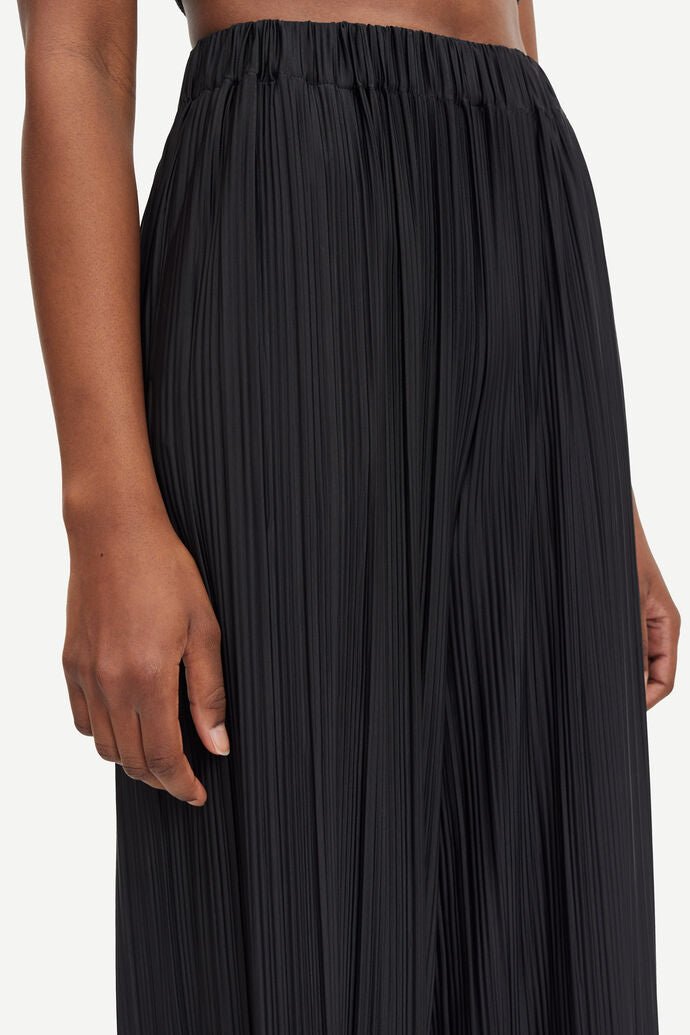 Samsoe Samsoe Femme - Uma Trousers 10167 Black - Pantalon Fluide Noir-Jupes et Pantalons-F21200187