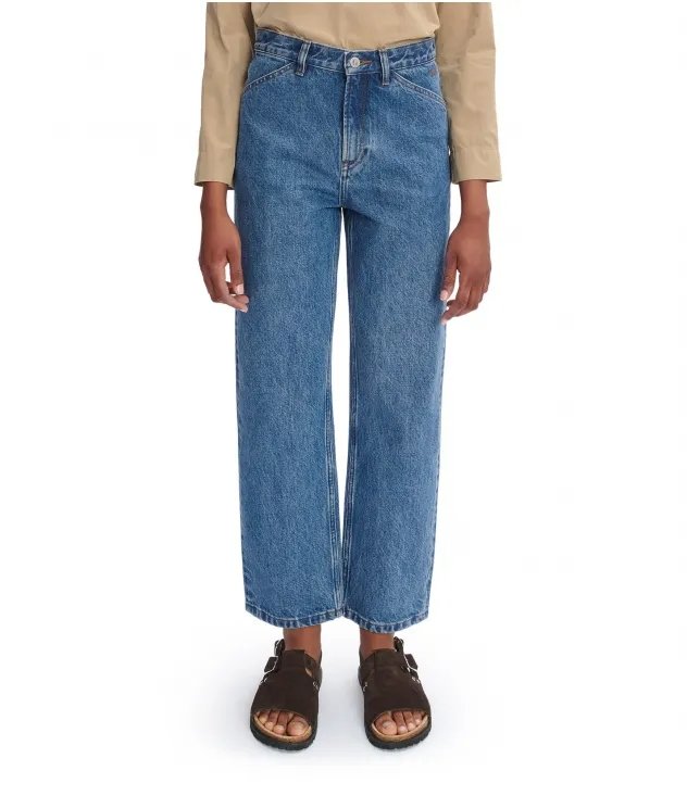 Samsoe Samsoe - Jean Marian COEVP F09169 - Indigo Delave-Jupes et Pantalons-COEVP-F09169