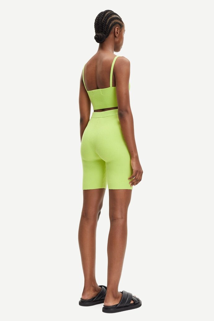 Samsoe Samsoe - Luna Shorts 10490 - Daiquiri Green-Jupes et Pantalons-F22100018