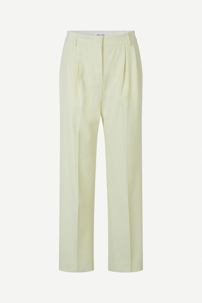 Samsoe Samsoe Femme - Haveny Trousers 13103 - Pear Sorbet (Jaune)-Pantalons et Shorts-F23300178