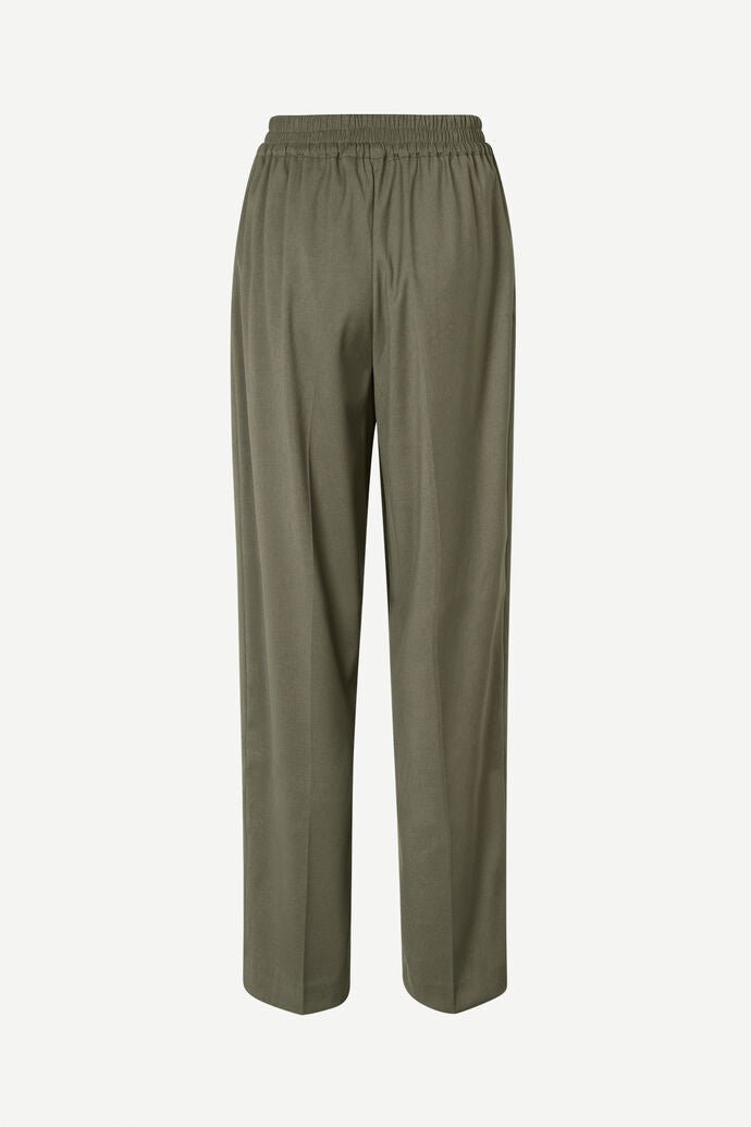 Samsoe Samsoe Femme - Julia Trousers 14635 - Dusty Olive-Pantalons et Shorts-F23100048