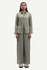 Samsoe Samsoe Femme - Sahelena trousers 15158 - Dusty Olive-Pantalons et Shorts-F24100130