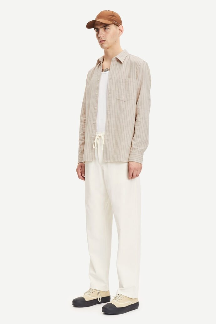 Samsoe Samsoe Homme - Jabari Trousers 13208 - Cream-Pantalons et Shorts-M22100052