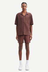 Samsoe Samsoe Homme - Moses Swim Shorts 14702 - Brown Stone-Pantalons et Shorts-M23100085