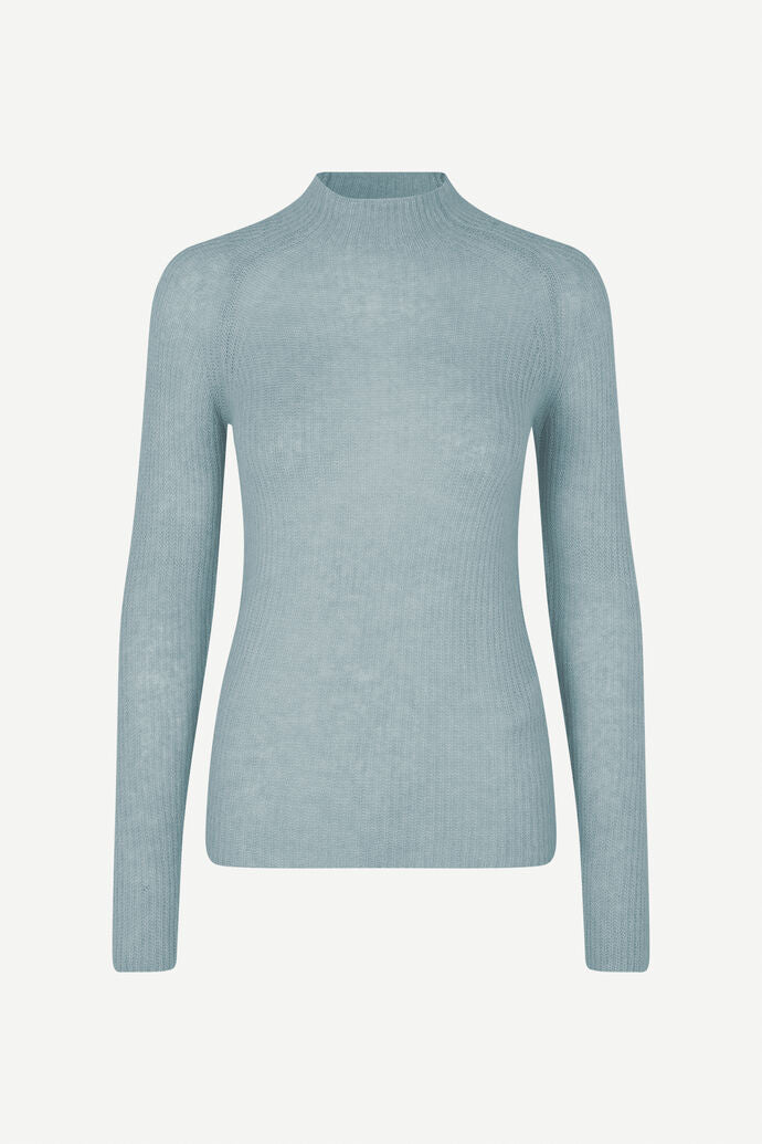 Samsoe Samsoe Femme - Isla Turtleneck 15027 - Oxford Blue-Pulls et Sweats-F23400045