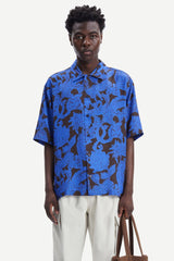 Samsoe Samsoe Homme - Ayo X Shirt 10527 - Blue Figures-Pulls et Sweats-M23100077