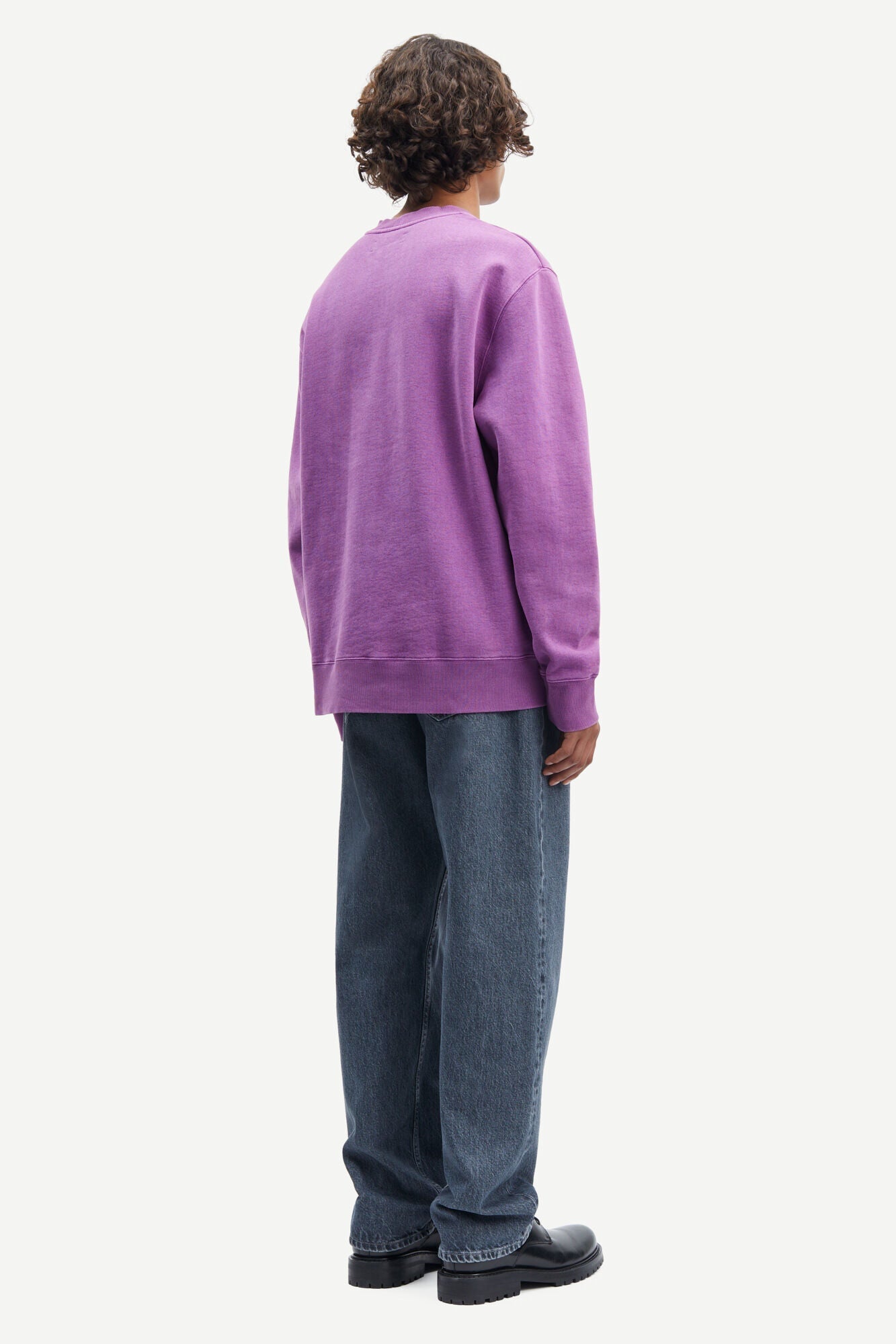 Samsoe Samsoe - Pigment Crew neck 14485 - Sunset Purple-Pulls et Sweats-M223000%