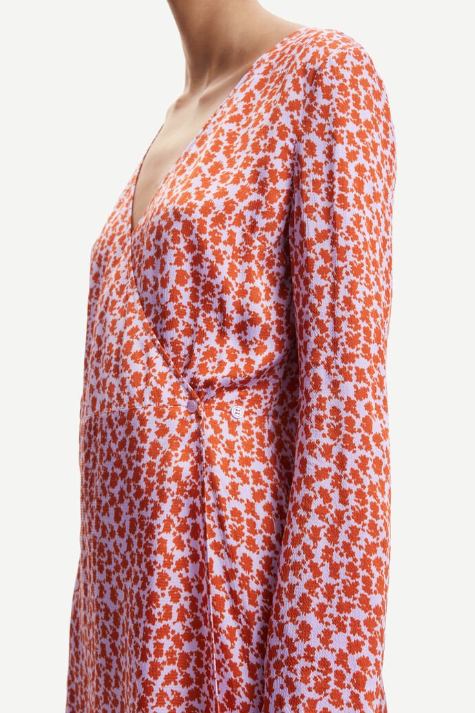 Samsoe Samsoe Femme - Adela Short Dress Aop 12887 - Ditsy Clay-Robes-F22300077