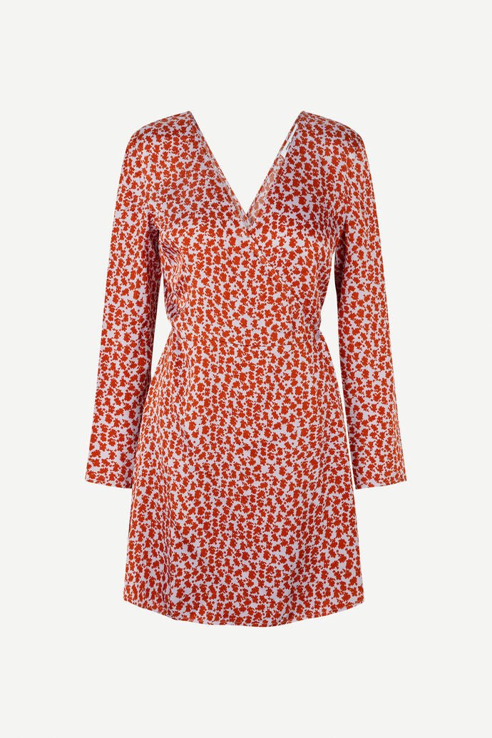 Samsoe Samsoe Femme - Adela Short Dress Aop 12887 - Ditsy Clay-Robes-F22300077