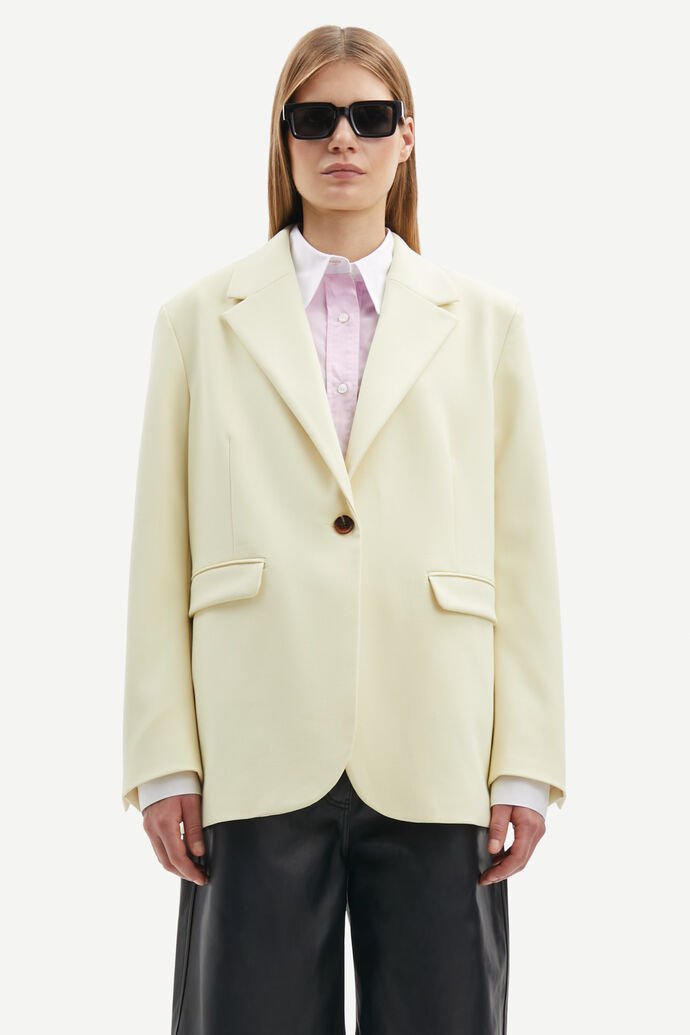 Samsoe Samsoe Femme - Haven blazer 13103 - Pear Sorbet (Jaune)--F21100157