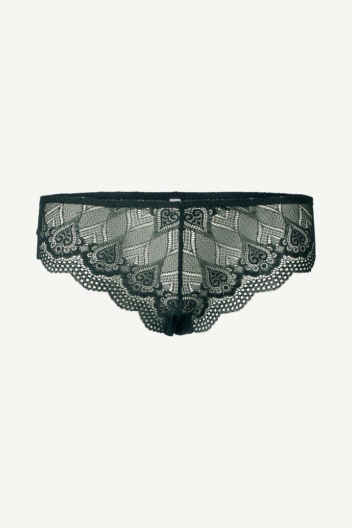 Samsoe Samsoe Femme - Cibbe String 7092 - Darkest Pruce-Sous-Vêtements-F19110955