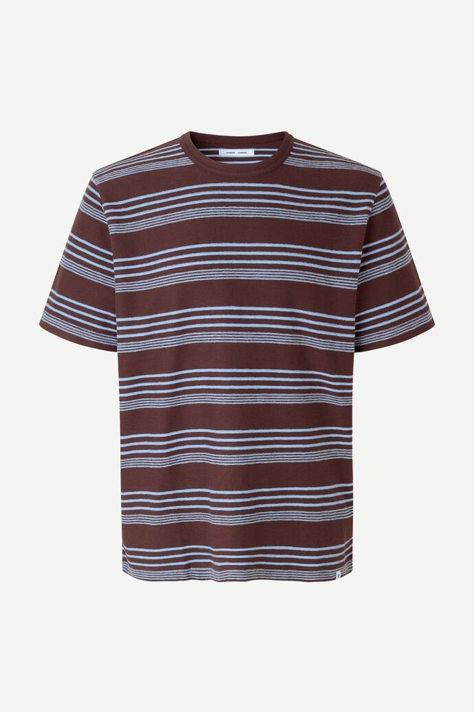 Samsoe Samsoe - Katlego T-shirt St. 11600 - Brown Stone St.-T-shirts-M21100024