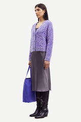 Samsoe Samsoe Femme - Aria Cardigan 15011 - Simply Purple Melange-Tops-F23400052