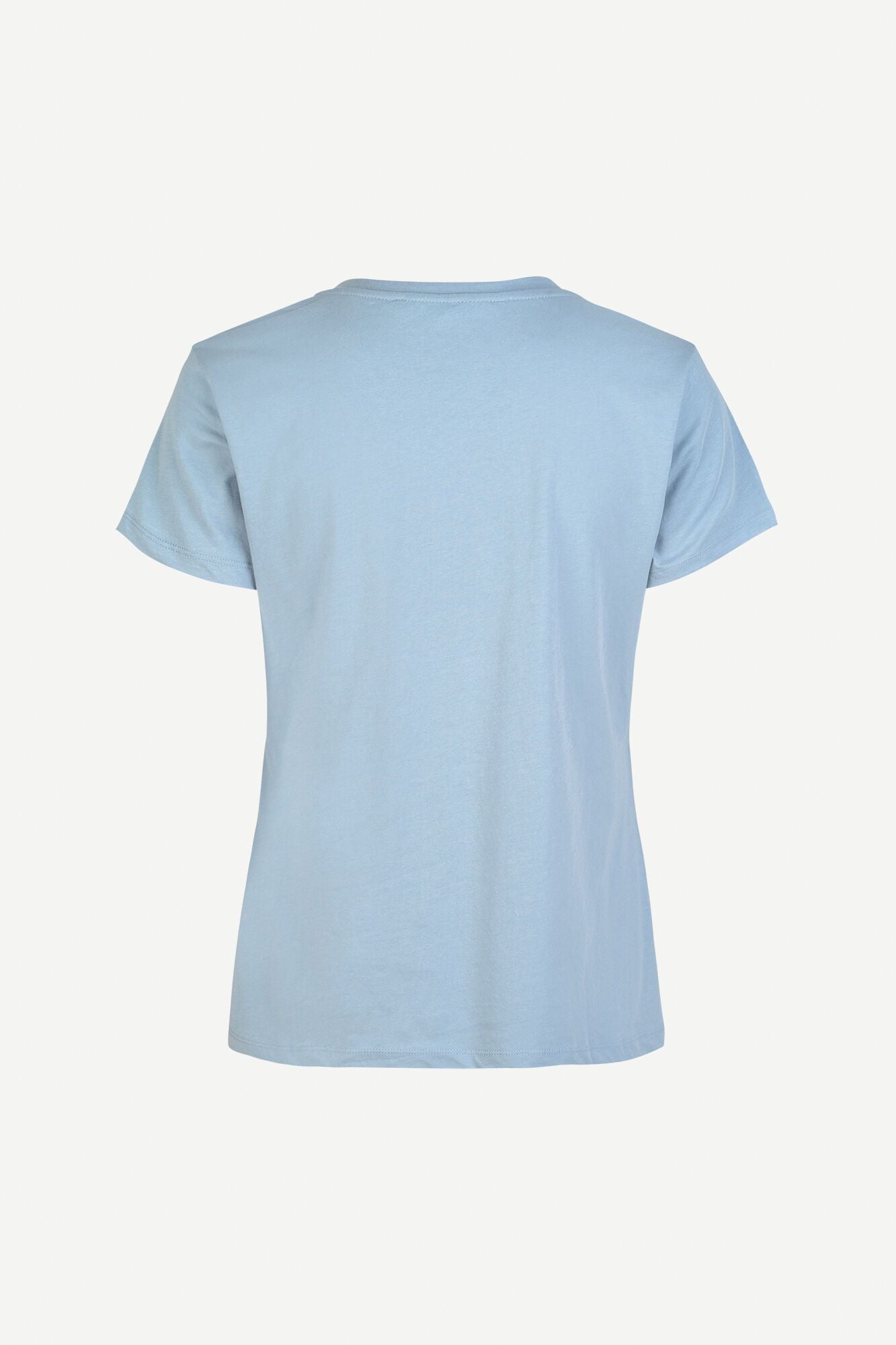 Samsoe Samsoe Femme - Basic Solly Tee Solid 205 Dusty Blue-Tops-F00012050